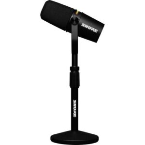 Shure MV7+ Podcast Kit with Hybrid USB/XLR Microphone - Black