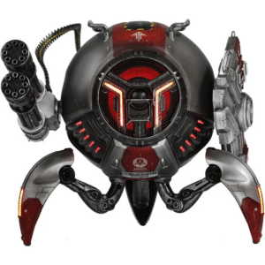 GravaStar Mars Pro Bluetooth 5.0 Speaker with Bass Boost and Stereo Sound - Special Edition Shark 14 Metallic Gray