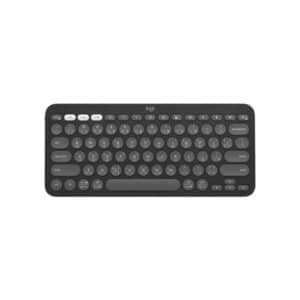 Logitech K380s Pebble Keys 2 Slim Wireless Bluetooth Keyboard (English/Arabic) - Graphite
