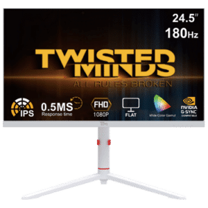 Twisted Minds 23.8" FHD, 180Hz, 0.5 ms, Fast IPS, HDR, HDMI 2.0 Gaming Monitor