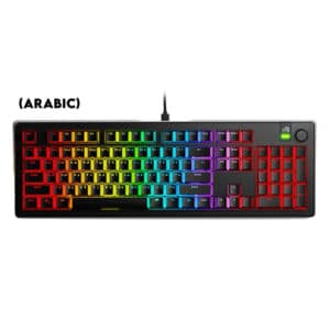 Glorious GMMK 3 100% Prebuilt Wired Mechanical Gaming Keyboard - Black, Arabic