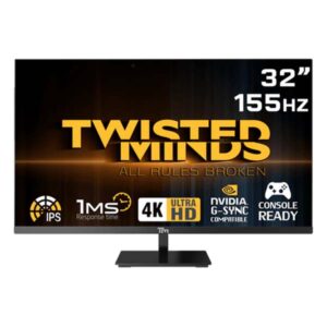 Twisted Minds UHD 32'', 4K, 155Hz, 1ms, HDMI 2.1 Gaming Monitor