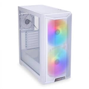 LIAN LI Lancool 215 Mid Tower Case, Snow White