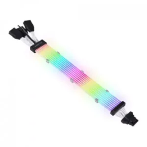 LIAN LI STRIMER PLUS V2 12+4 to 3x8-Pin, 8 Light Guides Addressable RGB Extension Cable