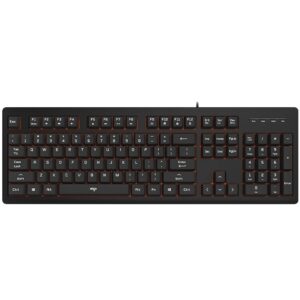 Aigo Dark Flash V600 Luminous Edition Wired Keyboard - Black