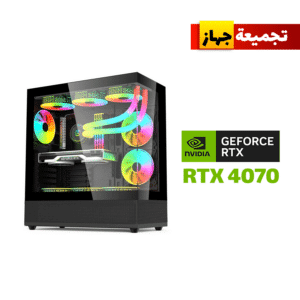 Gaming PC 14th Gen. Intel Core i7-14700F Processor, GIGABYTE B760 WIFI D4 Motherboard, 32GB RAM DDR4, 1TB SSD NVME, RTX 4070 12GB VGA, 750 WATT PSU, Acer V930B Mid Tower Case, 6x Pre-Installed RGB Fans, Windows 11 Pro (License)