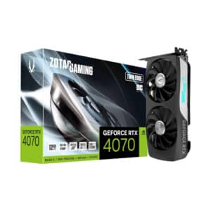 Zotac Gaming GeForce RTX 4070 Twin Edge OC Edition 12GB GDDR6 Graphics Card - Black