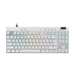 Logitech Pro X TKL Rapid Trigger, On Board Lighting Profile, Key Control, 1ms Report Rate, Magnetic Analog - White