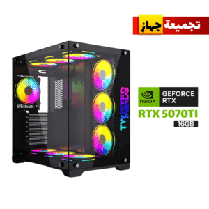 Gaming PC i7-14700K Processor, ASUS Z790-P WIFI Motherboard, 32GB RAM DDR5, 2TB SSD NVME, RTX 5070 TI 16GB VGA, COUGAR L360 Liquid Cooler, XPG 850 WATT GOLD PSU, Twisted Minds Bullet-07 Mid Case, Windows 11 Pro (License)