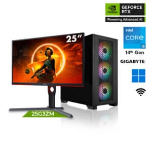 HyperShock i5 14th Gen NVIDIA GEFORCE RTX 4060 OC DLSS3 Gaming PC