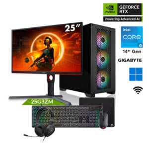 WarZone i5 14th Gen NVIDIA GEFORCE RTX 4060 OC DLSS3 Gaming PC