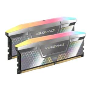 CORSAIR VENGEANCE RGB - 48GB (2x24GB) DDR5 CUDIMM 8400MT/s CL40 Memory Kit - Silver