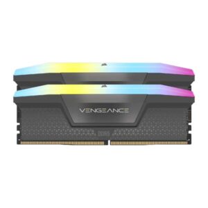 CORSAIR VENGEANCE RGB - 32GB (2x16GB) DDR5 DRAM 6000MT/s CL28 AMD EXPO & Intel XMP Memory Kit - Black