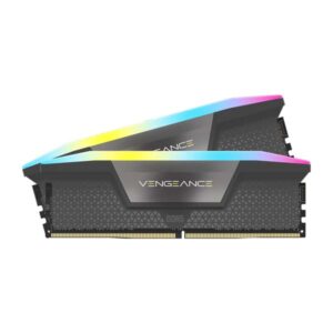 CORSAIR VENGEANCE RGB - 96GB (2x48GB) DDR5 DRAM 6000MT/s CL30 AMD EXPO & Intel XMP Memory Kit - Black