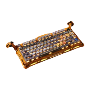 GravaStar Mercury K1 Pro 75% Wireless Mechanical Gaming Keyboard - Special Edition - Battle Worn Yellow