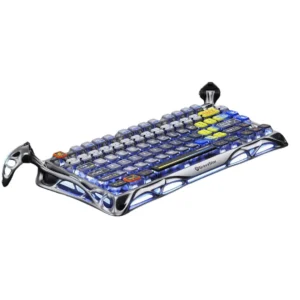 GravaStar Mercury K1 Pro 75% Wireless Mechanical Gaming Keyboard - Interstellar Silver