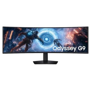 Samsung Odyssey G9 G91F 49" DQHD (5120 x 1440), VA Panel, 1ms(GTG), 144Hz, VESA DisplayHDR 600, AMD FreeSync Premium Pro, HDMI 2.1, Ergonomic Stand, 1000R Curved Gaming Monitor