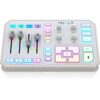 TC Helicon GoXLR White – 4-channel USB mixer with voice FX and sampler for streamers