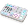 TC Helicon GoXLR White – 4-channel USB mixer with voice FX and sampler for streamers
