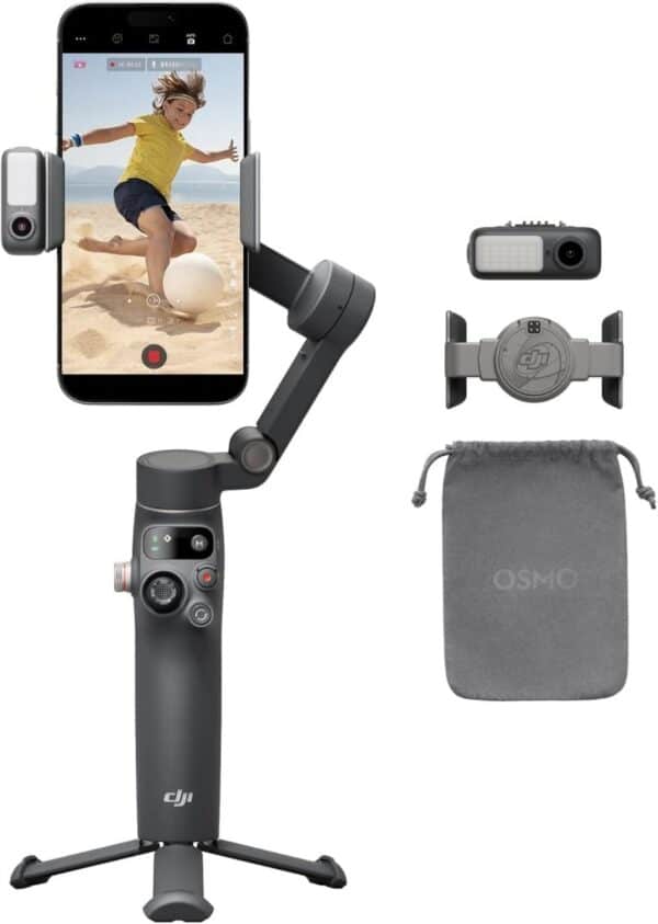 DJI Osmo Mobile 7P smartphone stabilizer – available now at AX Store Kuwait, perfect for mobile video creators