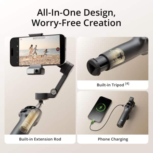 DJI Osmo Mobile 7P smartphone stabilizer – available now at AX Store Kuwait, perfect for mobile video creators