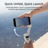 DJI Osmo Mobile 7 smartphone stabilizer with foldable design and 3-axis gimbal