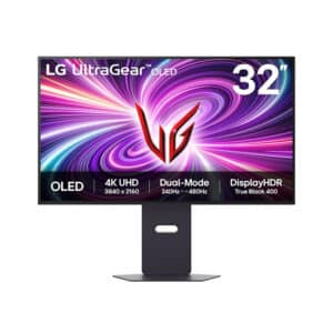 LG UltraGear 32" OLED Dual-Mode (4K 240Hz & FHD 480Hz) 0.03ms HDR، HDMI 2.1 Gaming Monitor