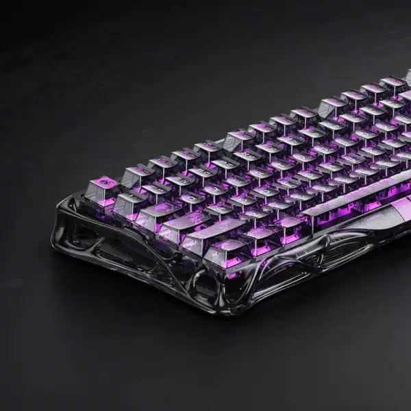 GravaStar Mercury V75 Lite Transparent Black 75% Hall-Effect Magnetic Switch Gaming Keyboard