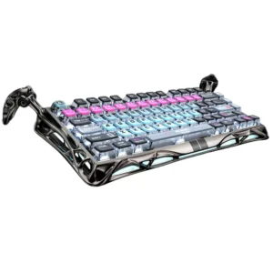 GravaStar Mercury V75 Pro Cyberpunk Edition 75% Hall-Effect Gaming Keyboard – Neon Industrial Design