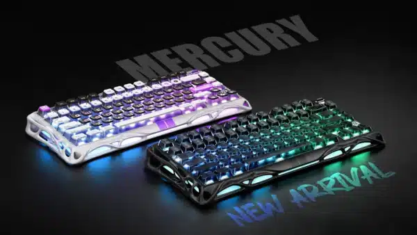 GravaStar Mercury V75 Mecha Gray – 75% Hall-Effect Magnetic Switch Gaming Keyboard