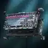 GravaStar Mercury V75 Pro Cyberpunk Edition 75% Hall-Effect Gaming Keyboard – Neon Industrial Design