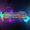 GravaStar Mercury V75 Pro Neon Graffiti 75% Hall-Effect Gaming Keyboard – Neon Graffiti Edition