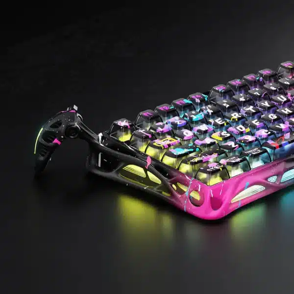 GravaStar Mercury V75 Pro Neon Graffiti 75% Hall-Effect Gaming Keyboard – Neon Graffiti Edition