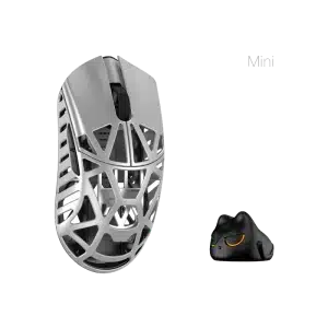 WLMOUSE Beast X Mini Pro Ultra-Light Magnesium Alloy Wireless Gaming Mouse Silver